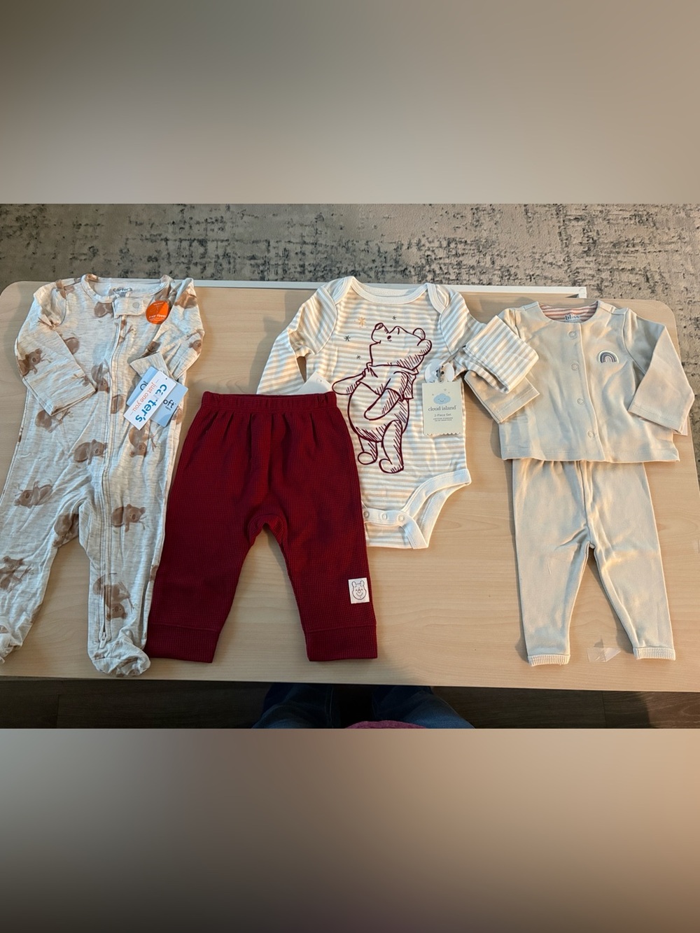 NWT Baby Clothes Gender Neutral Lot Unisex Size 3-6 9 month Long Sleeve Boy Girl
